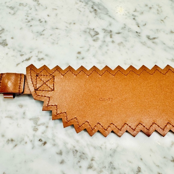 Salvatore Ferragamo Wide Leather Belt - Size 75 - Brand New - Picture 9 of 11